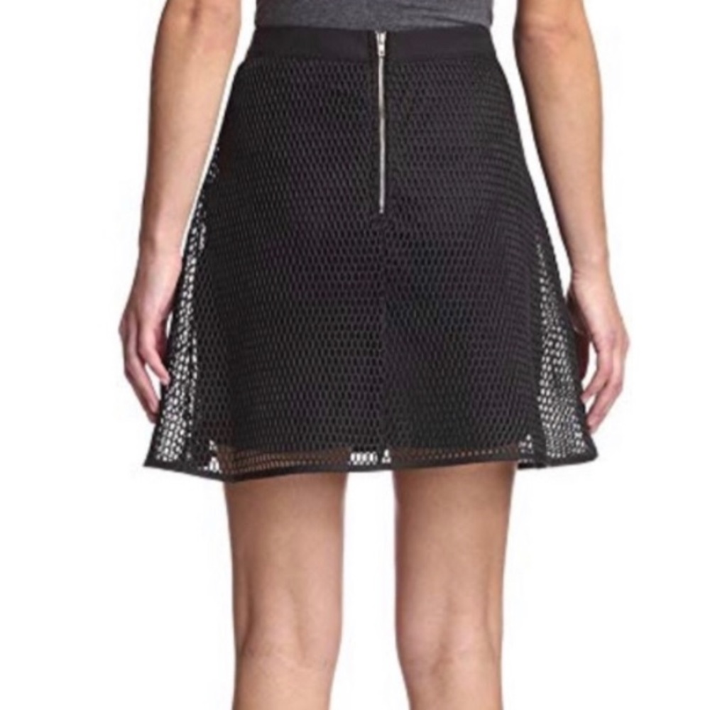 Romeo & Juliet Couture Black Mesh Lined Skirt